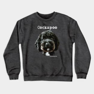 Black and White Cockapoo / Spoodle and Doodle Dog Crewneck Sweatshirt